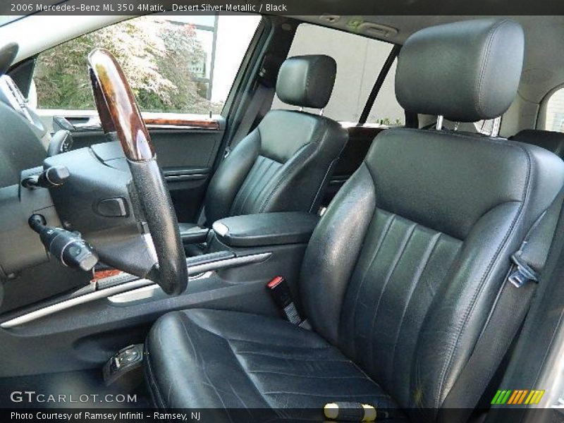 Desert Silver Metallic / Black 2006 Mercedes-Benz ML 350 4Matic