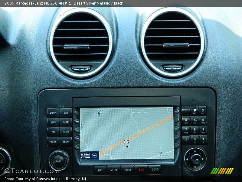 Desert Silver Metallic / Black 2006 Mercedes-Benz ML 350 4Matic