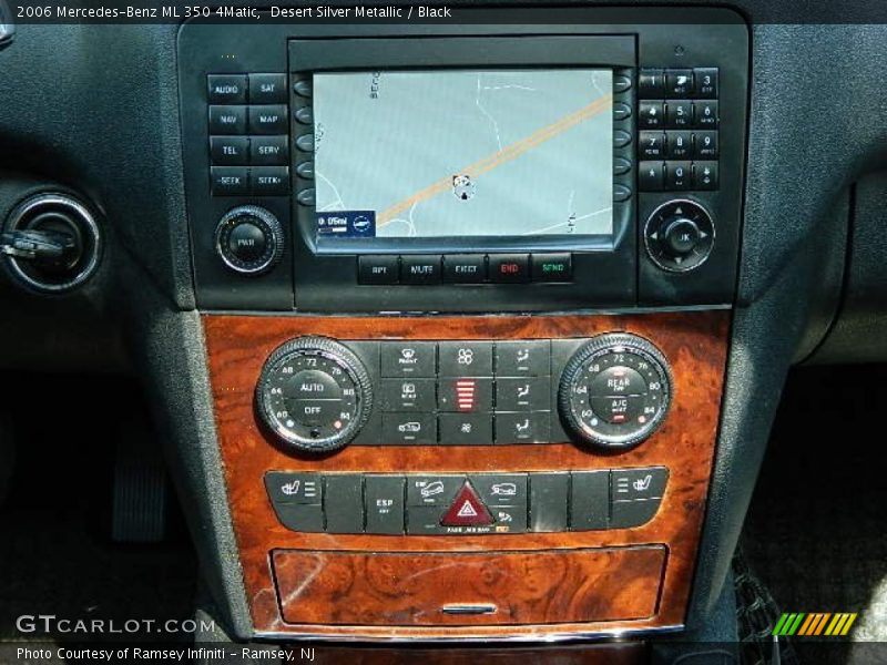 Desert Silver Metallic / Black 2006 Mercedes-Benz ML 350 4Matic