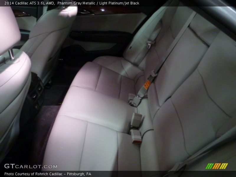Phantom Gray Metallic / Light Platinum/Jet Black 2014 Cadillac ATS 3.6L AWD