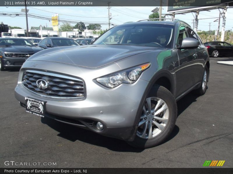 Liquid Platinum / Graphite 2011 Infiniti FX 35 AWD