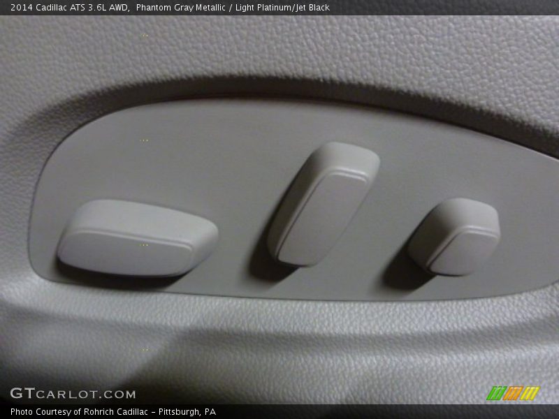 Phantom Gray Metallic / Light Platinum/Jet Black 2014 Cadillac ATS 3.6L AWD