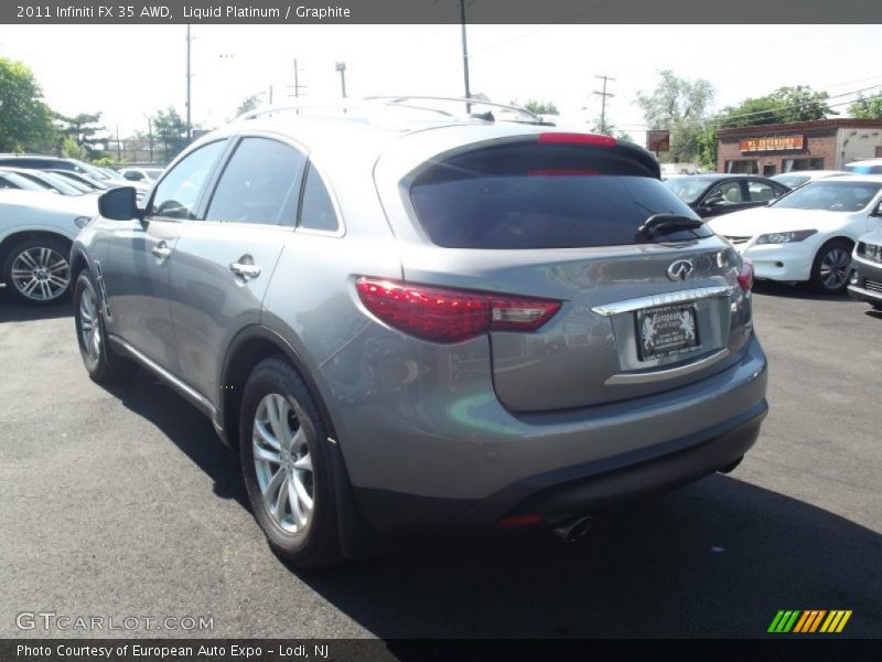 Liquid Platinum / Graphite 2011 Infiniti FX 35 AWD
