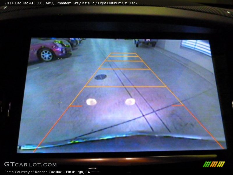 Phantom Gray Metallic / Light Platinum/Jet Black 2014 Cadillac ATS 3.6L AWD