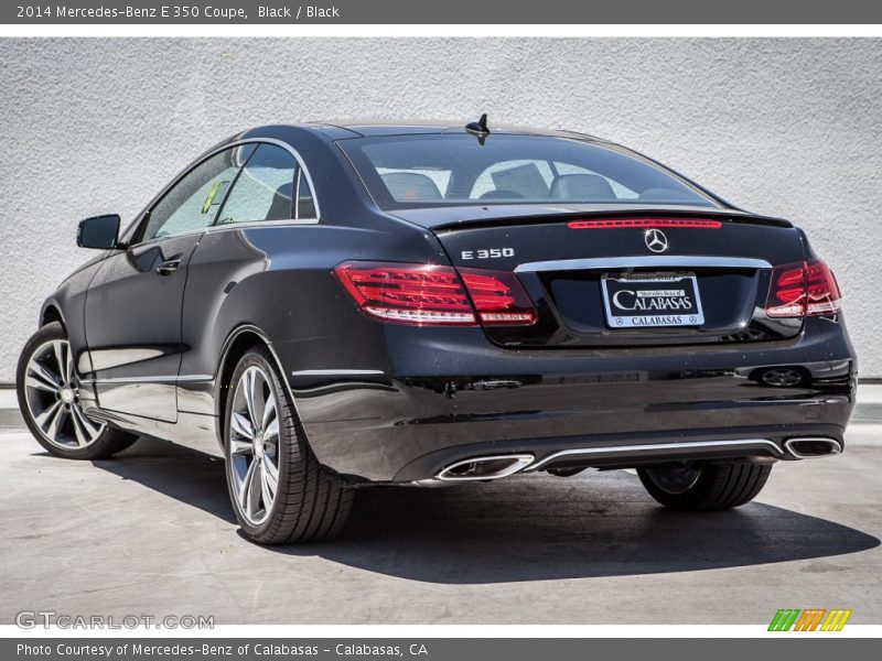 Black / Black 2014 Mercedes-Benz E 350 Coupe
