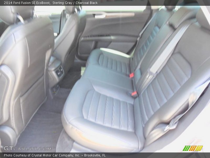 Sterling Gray / Charcoal Black 2014 Ford Fusion SE EcoBoost