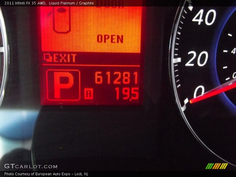 Liquid Platinum / Graphite 2011 Infiniti FX 35 AWD