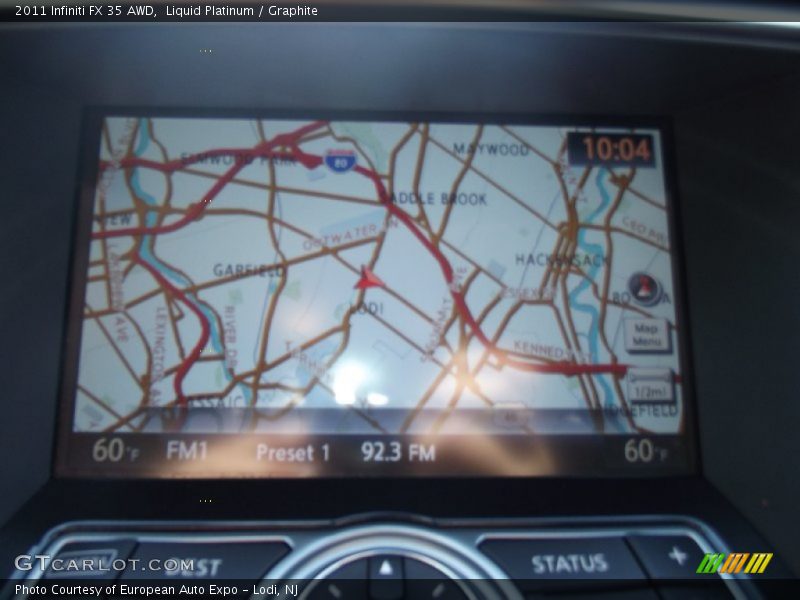 Liquid Platinum / Graphite 2011 Infiniti FX 35 AWD