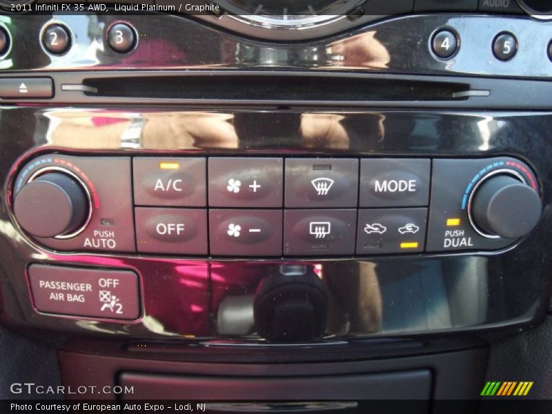 Liquid Platinum / Graphite 2011 Infiniti FX 35 AWD