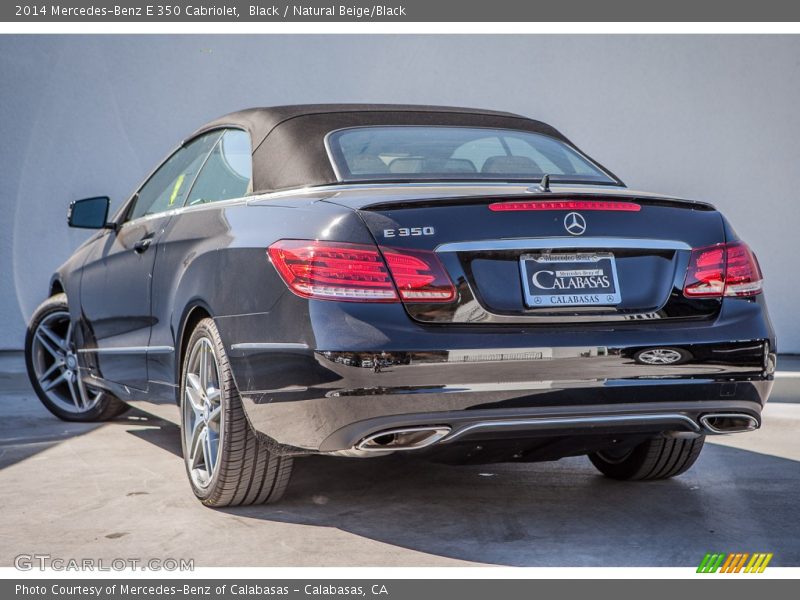 Black / Natural Beige/Black 2014 Mercedes-Benz E 350 Cabriolet