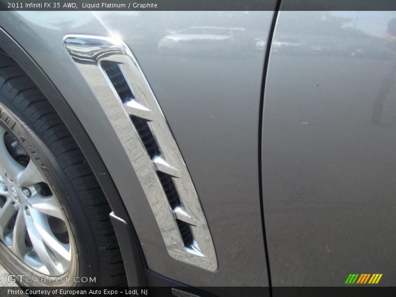 Liquid Platinum / Graphite 2011 Infiniti FX 35 AWD