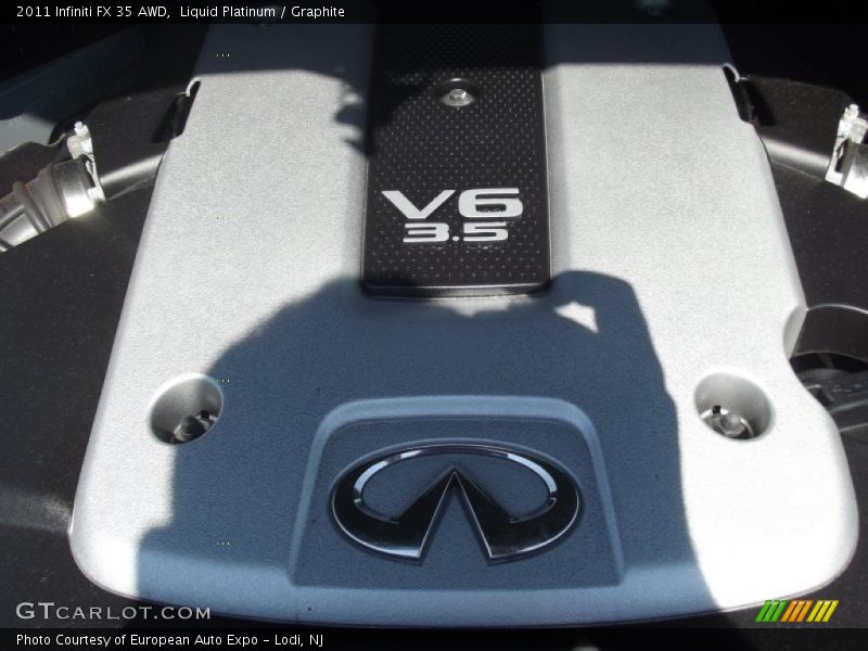 Liquid Platinum / Graphite 2011 Infiniti FX 35 AWD