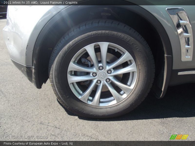 Liquid Platinum / Graphite 2011 Infiniti FX 35 AWD