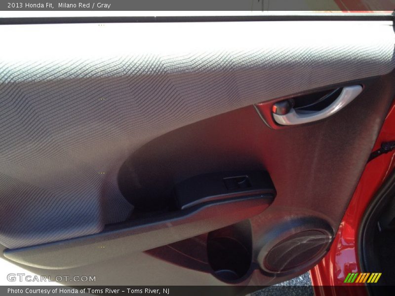 Milano Red / Gray 2013 Honda Fit