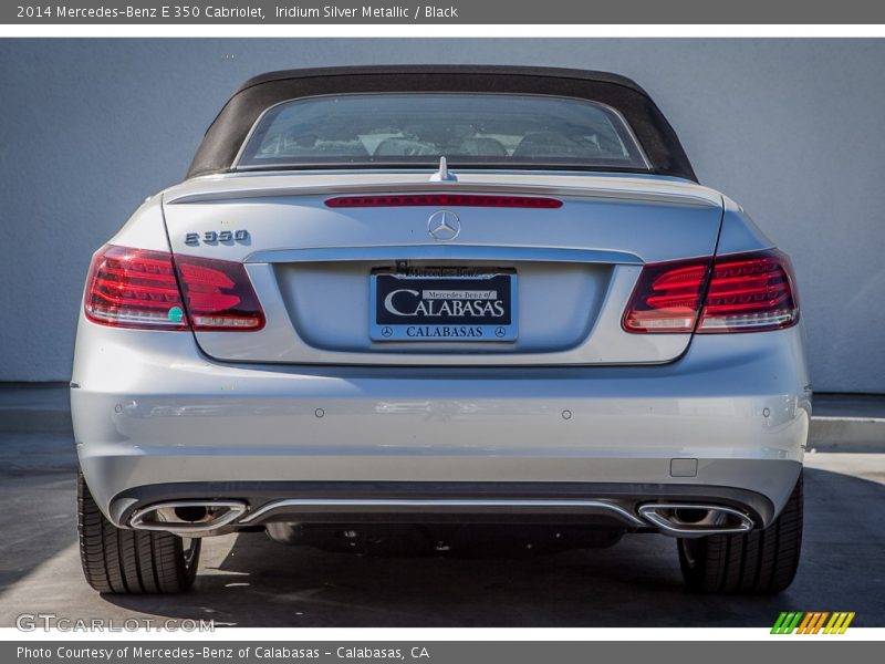 Iridium Silver Metallic / Black 2014 Mercedes-Benz E 350 Cabriolet