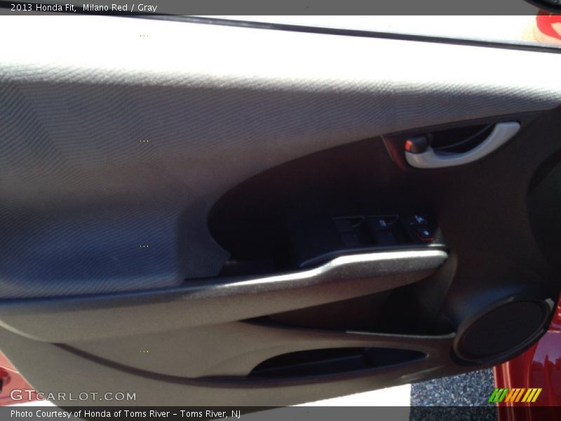Milano Red / Gray 2013 Honda Fit