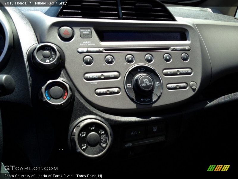 Milano Red / Gray 2013 Honda Fit