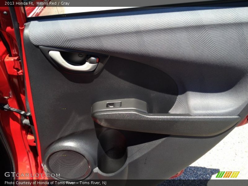 Milano Red / Gray 2013 Honda Fit