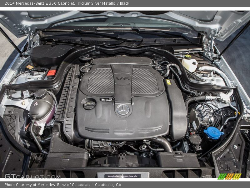 Iridium Silver Metallic / Black 2014 Mercedes-Benz E 350 Cabriolet
