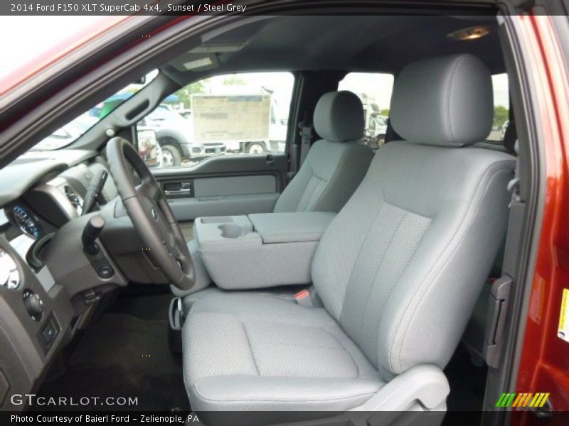 Front Seat of 2014 F150 XLT SuperCab 4x4