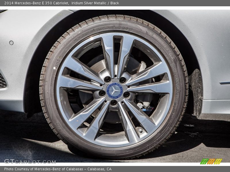 Iridium Silver Metallic / Black 2014 Mercedes-Benz E 350 Cabriolet