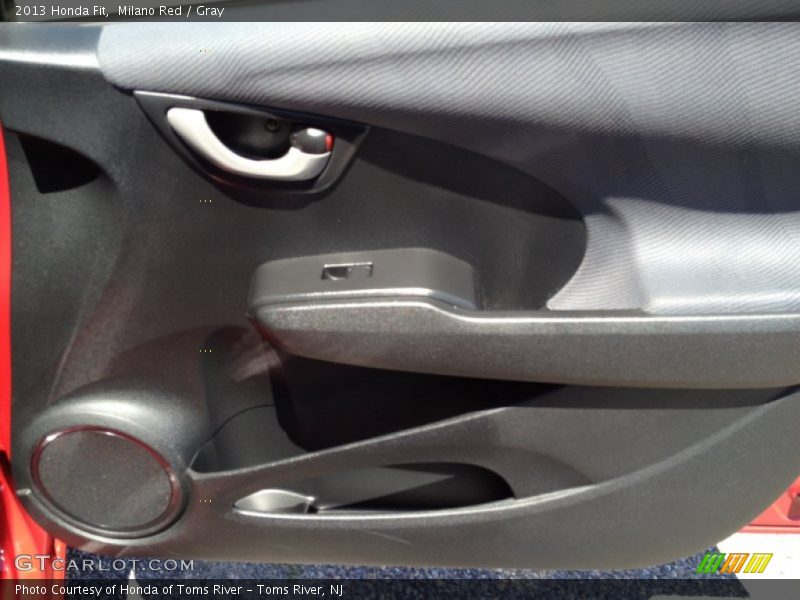 Milano Red / Gray 2013 Honda Fit