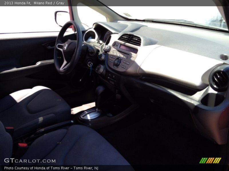 Milano Red / Gray 2013 Honda Fit