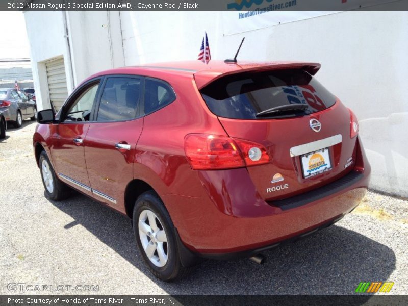 Cayenne Red / Black 2012 Nissan Rogue S Special Edition AWD
