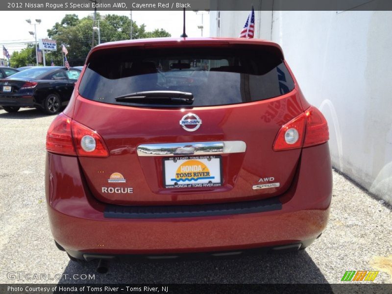 Cayenne Red / Black 2012 Nissan Rogue S Special Edition AWD