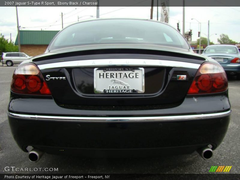 Ebony Black / Charcoal 2007 Jaguar S-Type R Sport