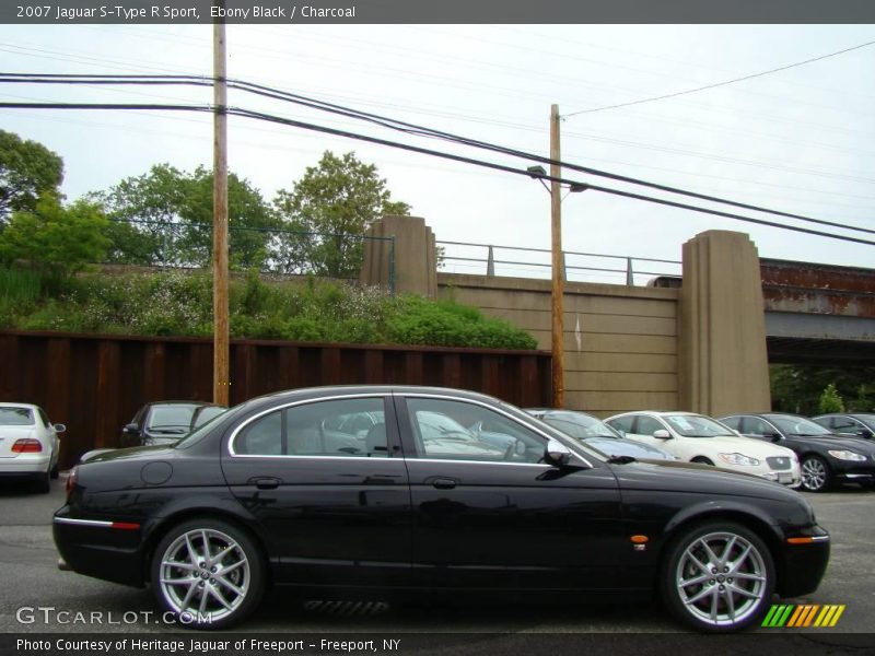 Ebony Black / Charcoal 2007 Jaguar S-Type R Sport