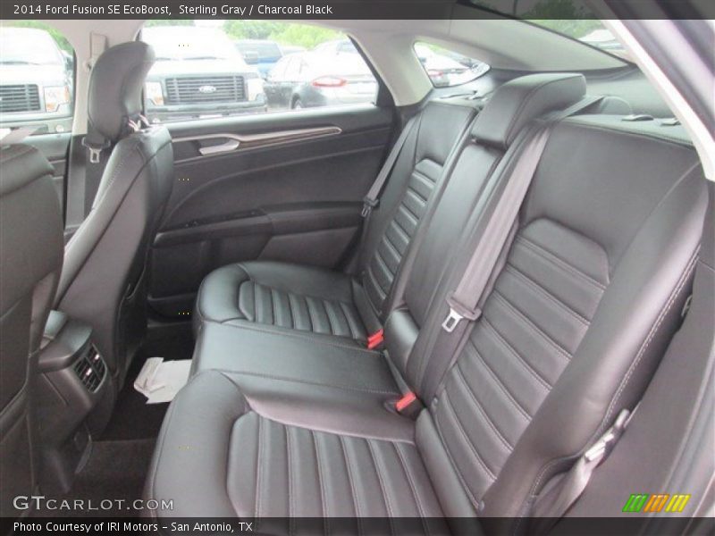 Sterling Gray / Charcoal Black 2014 Ford Fusion SE EcoBoost