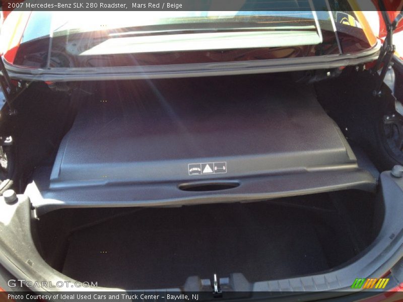 Mars Red / Beige 2007 Mercedes-Benz SLK 280 Roadster