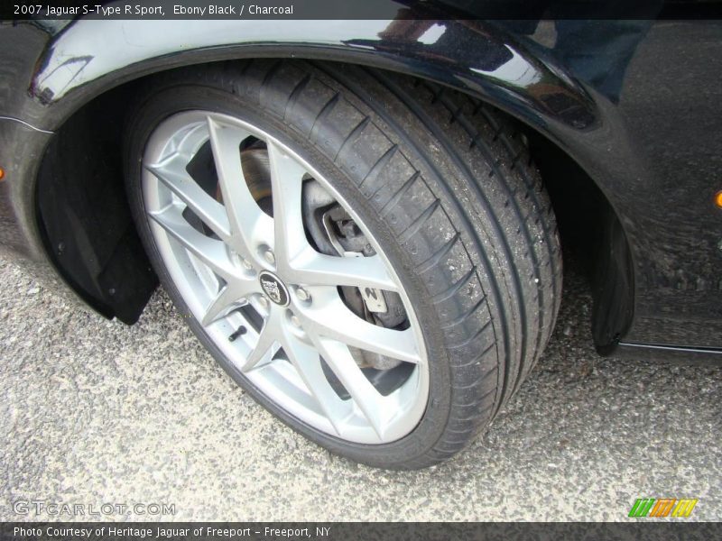 Ebony Black / Charcoal 2007 Jaguar S-Type R Sport