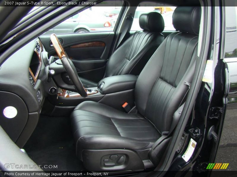  2007 S-Type R Sport Charcoal Interior