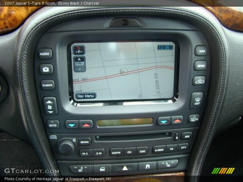 Navigation of 2007 S-Type R Sport