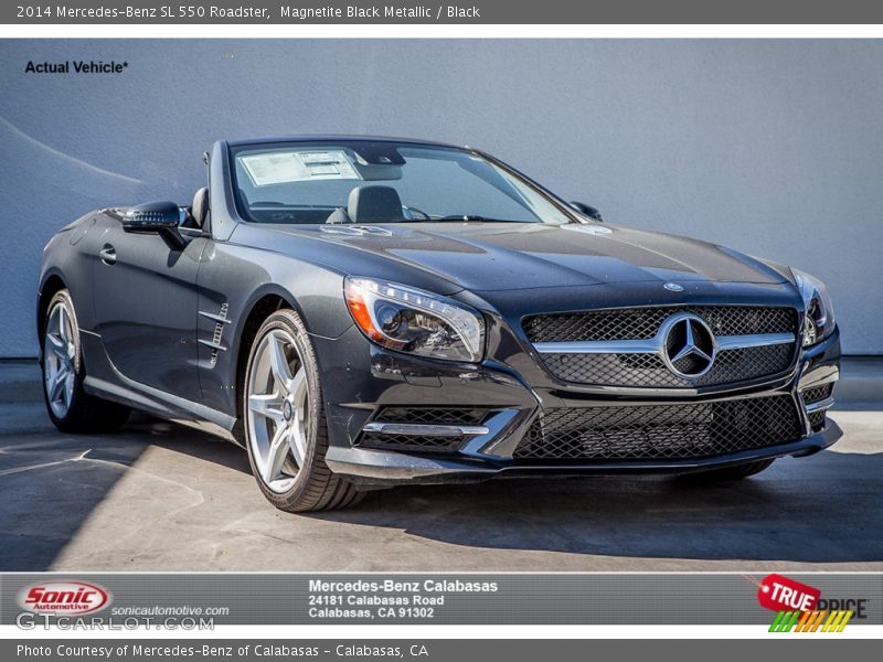 Magnetite Black Metallic / Black 2014 Mercedes-Benz SL 550 Roadster
