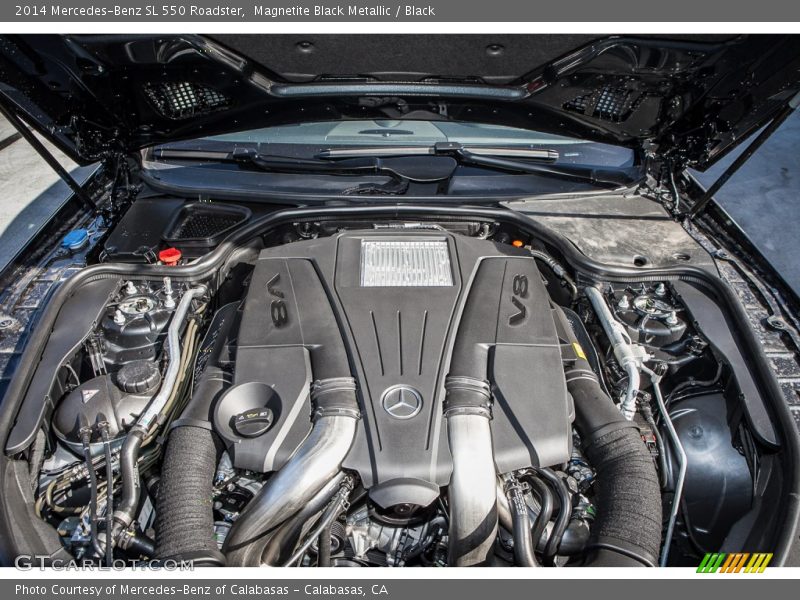  2014 SL 550 Roadster Engine - 4.6 Liter Twin-Turbocharged DOHC 32-Valve VVT V8
