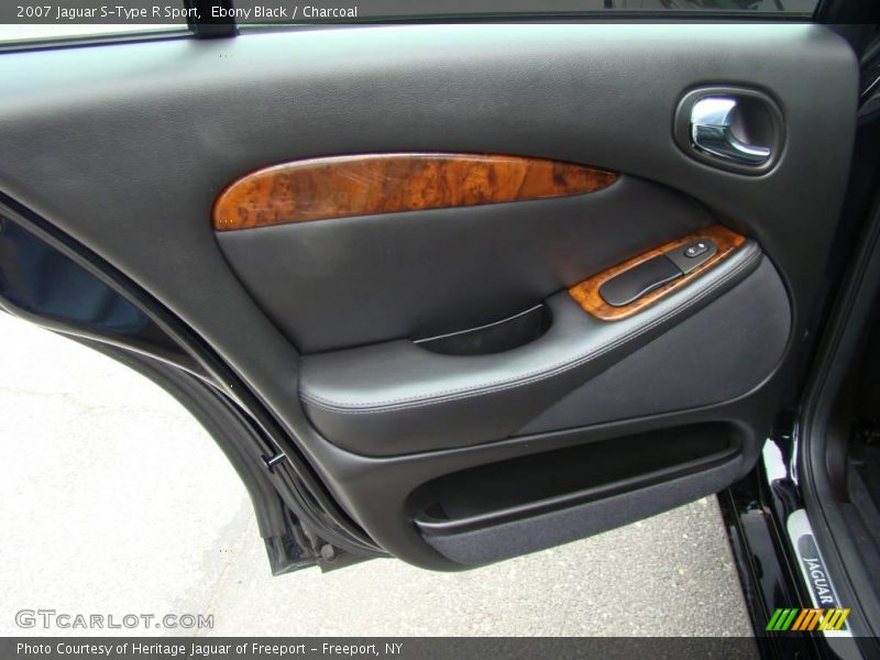 Ebony Black / Charcoal 2007 Jaguar S-Type R Sport