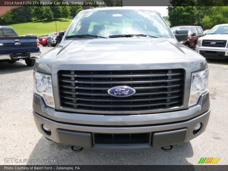 Sterling Grey / Black 2014 Ford F150 STX Regular Cab 4x4