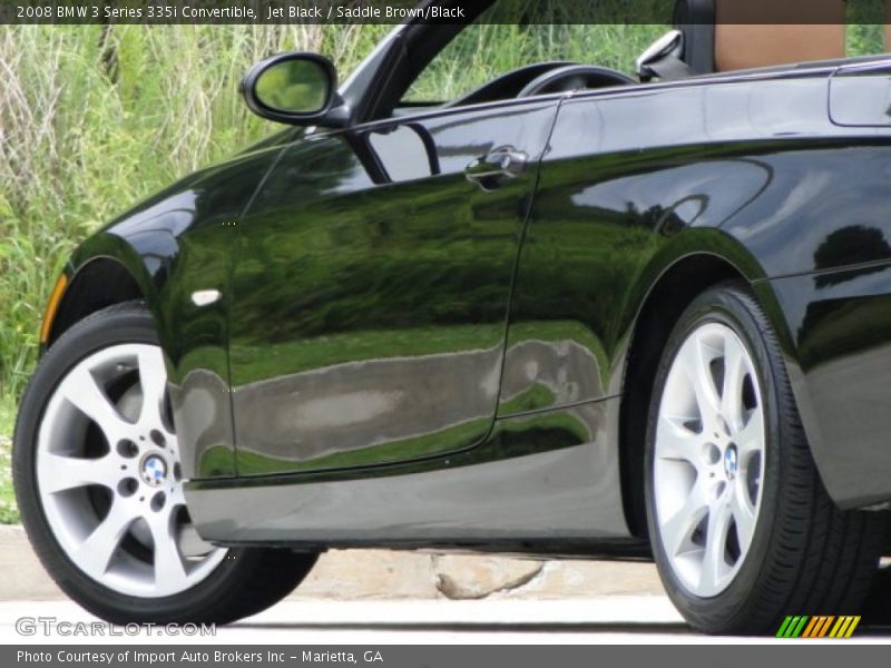 Jet Black / Saddle Brown/Black 2008 BMW 3 Series 335i Convertible