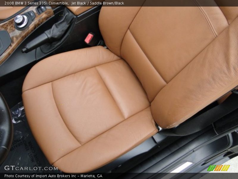 Jet Black / Saddle Brown/Black 2008 BMW 3 Series 335i Convertible
