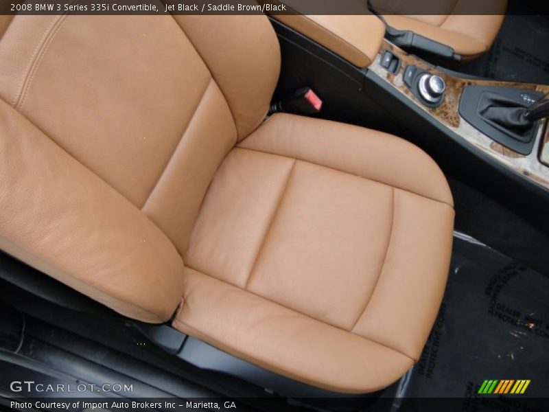 Jet Black / Saddle Brown/Black 2008 BMW 3 Series 335i Convertible