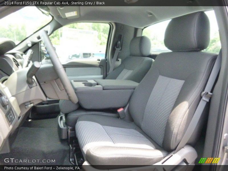  2014 F150 STX Regular Cab 4x4 Black Interior