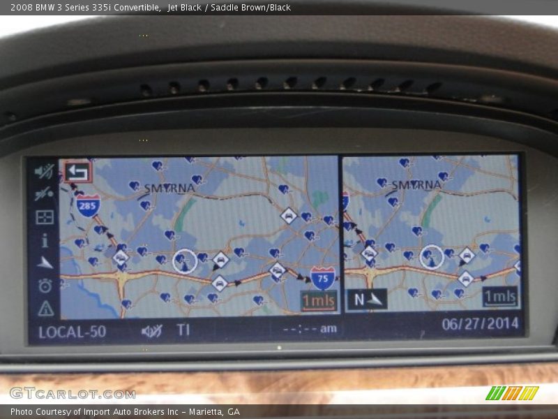 Jet Black / Saddle Brown/Black 2008 BMW 3 Series 335i Convertible