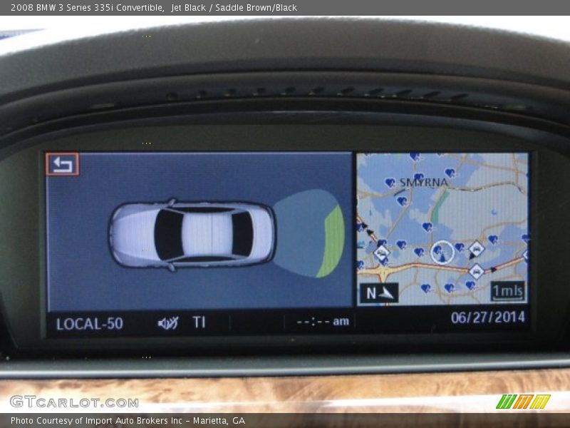 Jet Black / Saddle Brown/Black 2008 BMW 3 Series 335i Convertible