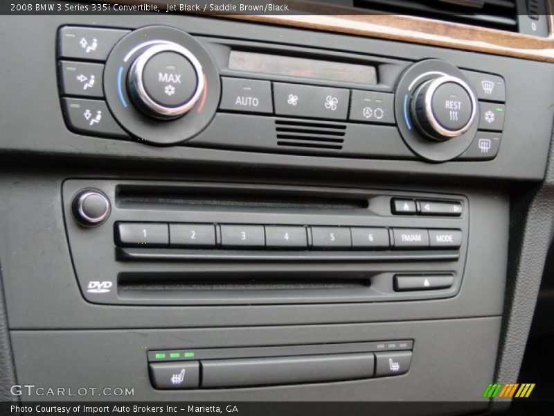 Jet Black / Saddle Brown/Black 2008 BMW 3 Series 335i Convertible