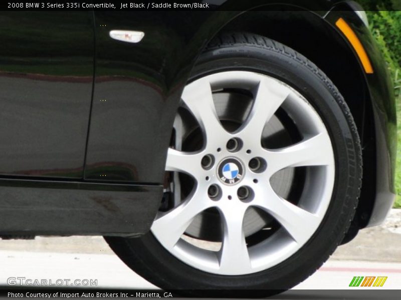 Jet Black / Saddle Brown/Black 2008 BMW 3 Series 335i Convertible