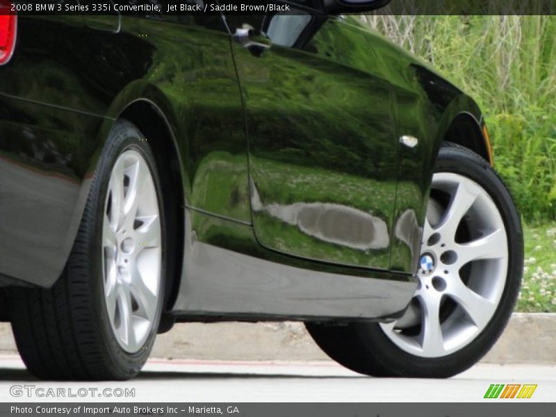 Jet Black / Saddle Brown/Black 2008 BMW 3 Series 335i Convertible