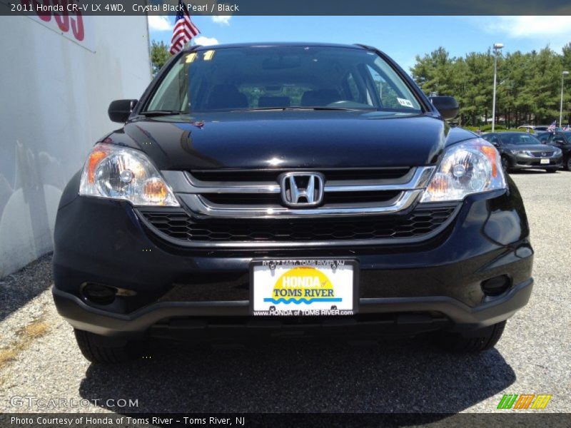 Crystal Black Pearl / Black 2011 Honda CR-V LX 4WD